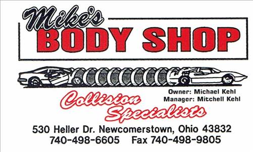 Mike's Body Shop 530 Heller Dr, Newcomerstown, OH 43832 Mike's Body Shop Logo