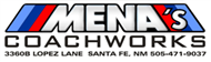 Mena's Coachworks 3360 Lopez Lane, Santa Fe, NM 87507 Mena's Coachworks Logo