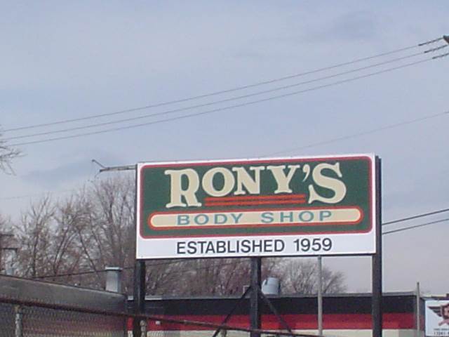 Ronys Body Shop Inc 11650 Allen Rd, Taylor, MI 48180 Ronys Body Shop Inc Logo