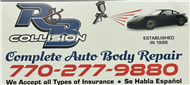 R&B Collision 172 SCENIC HWY, Lawrenceville, GA 30046 R&B Collision Logo