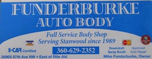 Funderburke Autobody 26905 87th Ave. NW, Stanwood, WA 98292 Funderburke Autobody Logo