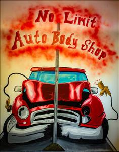No Limit Auto Body Shop Logo