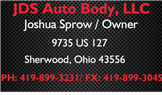 JDS Auto Body Logo
