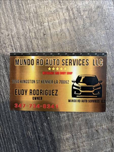Mundo Rd Auto Services LLC 2360 Kingston St., Kenner, LA 70062 Mundo Rd Auto Services LLC Logo