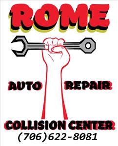 Rome Auto Repair 2506 1/2 Callier Springs Rd SE, Rome, GA 30161 Rome Auto Repair Logo