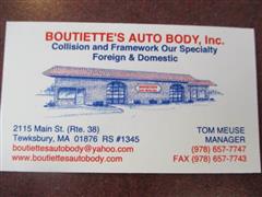Boutiette's Auto Body, Inc. Logo