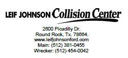 Leif Johnson Collision Ctr Logo