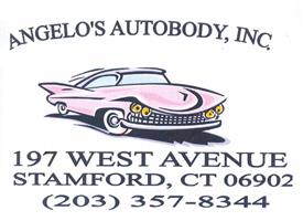 Angelo's Autobody Shop Inc. 197 West Avenue, Stamford, CT 06902 Angelo's Autobody Shop Inc. Logo