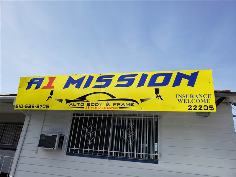A1 Mission Auto Body and Frame 22205 Mission Boulevard, Hayward, CA 94541 A1 Mission Auto Body and Frame Logo