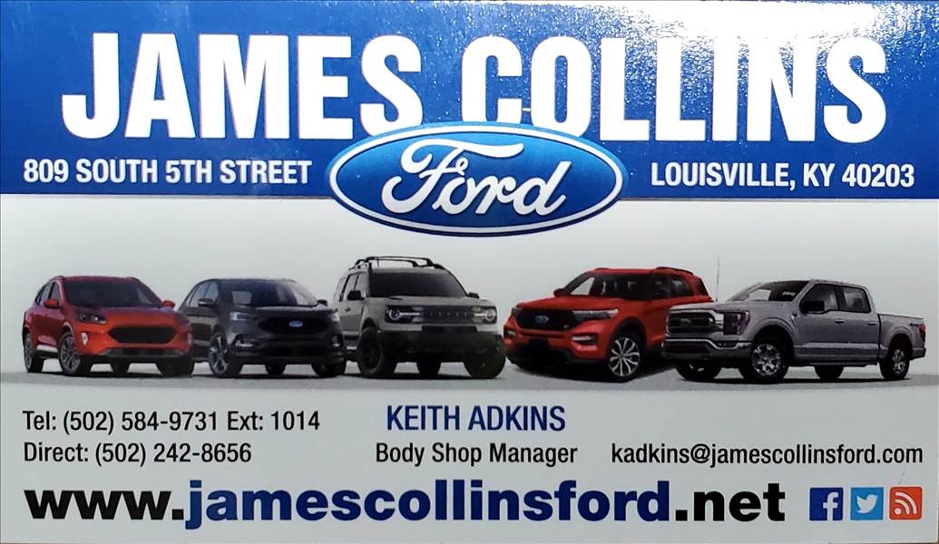 Downtown Ford Inc. DBA James Collins Ford 809 South Fifth Street, Louisville, KY 40203 Downtown Ford Inc. DBA James Collins Ford Logo