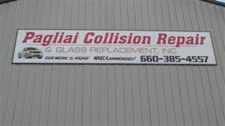Pagliai Collision Repair 1401 Walnut Street, Macon, MO 63552 Pagliai Collision Repair Logo