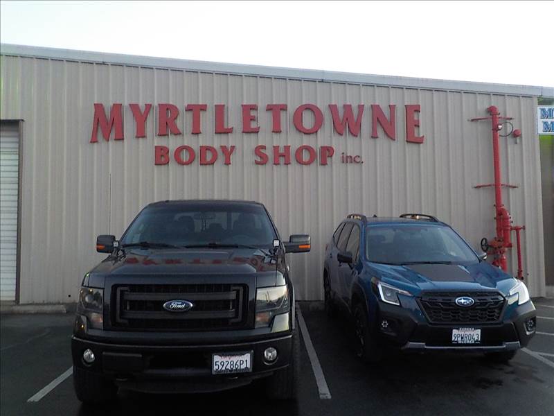 Myrtletown Body Shop 2706 Myrtle Ave, Eureka, CA 95501 Myrtletown Body Shop Logo