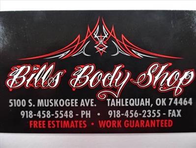 Bill's Body Shop 5100 S Muskogee, Tahlequah, OK 74464 Bill's Body Shop Logo