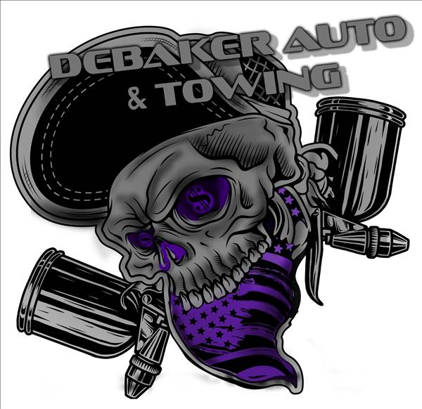Debaker Auto & Tinting/Towing Logo