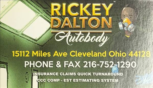 Rickey Dalton Autobody Shop LLC 15112 Miles Ave, Cleveland, OH 44128 Rickey Dalton Autobody Shop LLC Logo