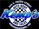 Kemp's Auto Body & Sales, Inc. 305 E Pacific Street, Fredericktown, MO 63645 Kemp's Auto Body & Sales, Inc. Logo