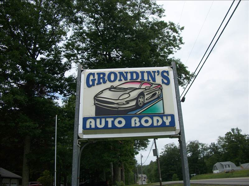 Grondin's Auto Body 286 Franklin Road, Jay, ME 04239 Grondin's Auto Body Logo