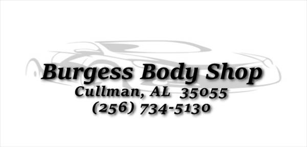 Burgess Body Shop LLC 1308 2nd Ave NW, Cullman, AL 35055 Burgess Body Shop LLC Logo
