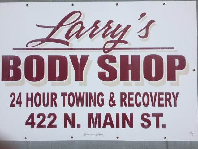 Larry's Body Shop PO BOX 1037, Gretna, VA 24557 Larry's Body Shop Logo