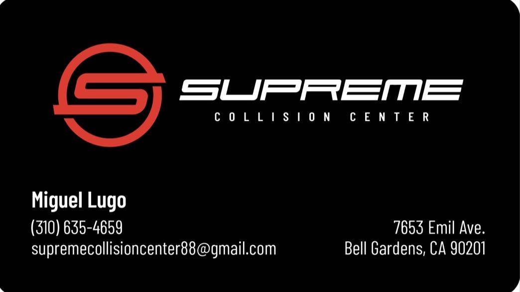 Supreme Collision Center 7653 Emil Ave, Bell Gardens, CA 90201 Supreme Collision Center Logo
