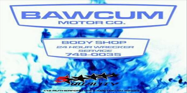 Bawcum Motor 112 Rutherford Hwy, Kenton, TN 38233 Bawcum Motor Logo