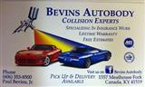 Bevins Autobody 1557 Meathouse Fork, Canada, KY 41519 Bevins Autobody Logo