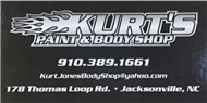 Kurt's Paint and Body Shop 178 THOMAS LOOP RD, Jacksonville, NC 28540 Kurt's Paint and Body Shop Logo