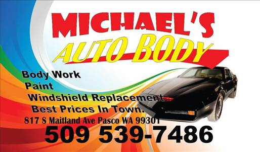 Michael's Auto Body 817 South Maitland Ave, Pasco, WA 99301 Michael's Auto Body Logo