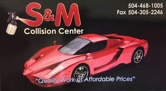 S & M Collision Center Logo