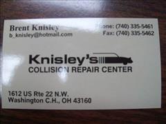 Knisley's Collision Repair Center. LLC Logo