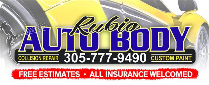 Rubio Auto Body Corp. Logo