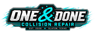 One & Done Collision Repair 1000 s.9th Street, Slaton, TX 79364 One & Done Collision Repair Logo