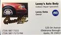 Lenny's Auto Body 125 Orr Ave, Apollo, PA 15613 Lenny's Auto Body Logo