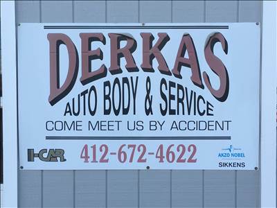 Derkas Auto Body and Service LLC 1180 Romine Ave, Mckeesport, PA 15133 Derkas Auto Body and Service LLC Logo