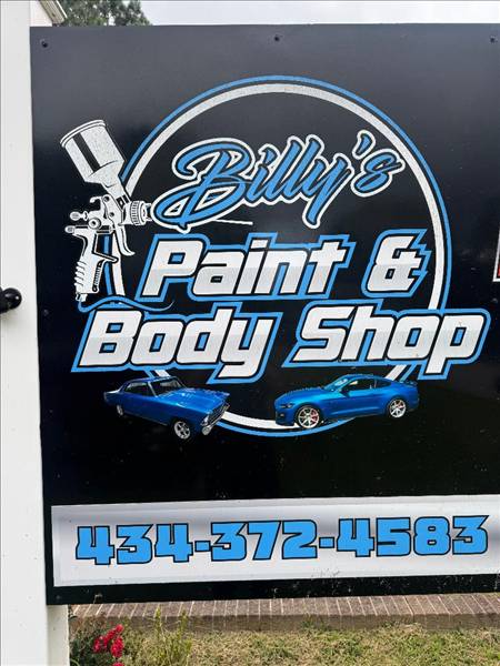 Billy's Paint & Body Shop Logo