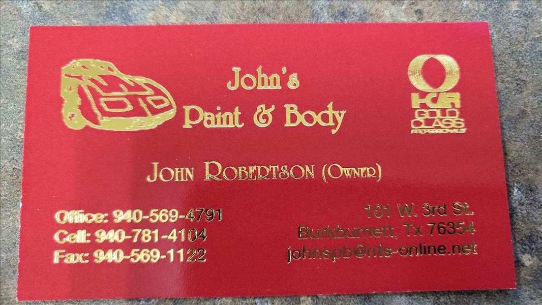 Johns Paint and Body Logo
