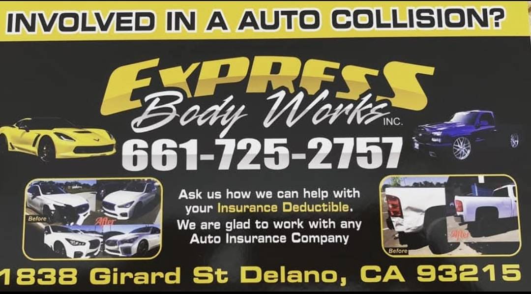 Saffouri Enterprises Inc DBA Express Body Works 1838 Girard Street, Delano, CA 93215 Saffouri Enterprises Inc DBA Express Body Works Logo