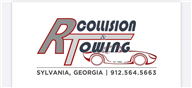 R T Collision & Towing, Inc. 119 Pine Street, Sylvania, GA 30467 R T Collision & Towing, Inc. Logo