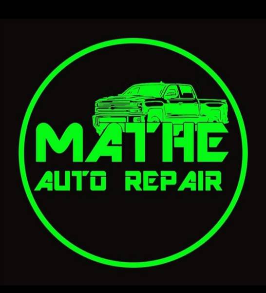 Mathe Auto Repair Logo