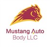 Mustang Auto Body DBA Ev Auto Body Logo