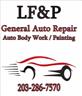 Lf & P General Auto Repairs Logo