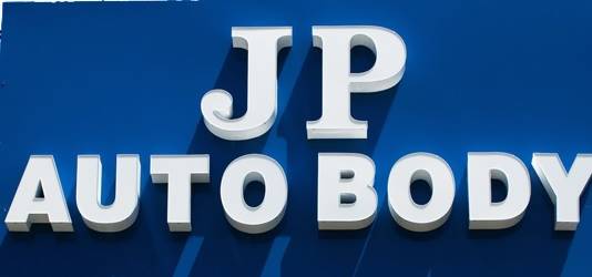 JP Auto Body Logo