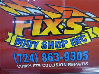 Fix's Body Shop, Inc. 12945 US-30, North Huntingdon, PA 15642 Fix's Body Shop, Inc. Logo