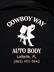 Cowboy Way Auto Body Logo