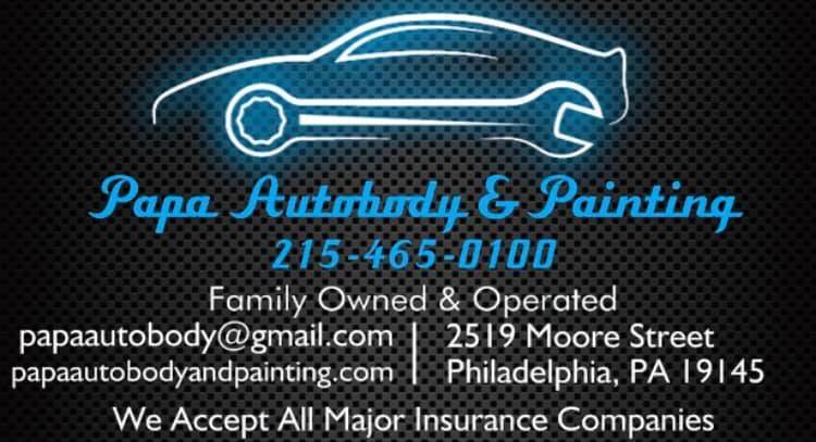Papa Auto Body and Painting Inc Logo