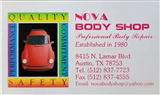 Nova Body Shop, Inc. Logo