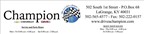 Champion Chevrolet, Gmc, Inc. 502 South 1st Street, La Grange, KY 40031 Champion Chevrolet, Gmc, Inc. Logo