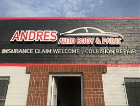 Andres Auto Body & Paint 13834 Prairie Ave, Hawthorne, CA 90250 Andres Auto Body & Paint Logo