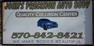John's Precision Body Shop Logo