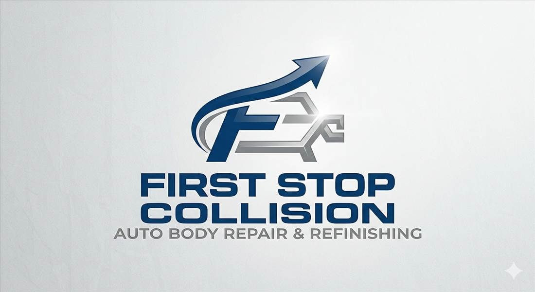 First Stop Collision 33 N. Staebler Rd., Ann Arbor, MI 48103 First Stop Collision Logo